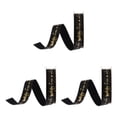thumbnail image 2 of Guardoinrt Happy Birthday Ribbons DIY Gift Wrapping for Cake Flowers Box Black 20Yard 1.5cm 3Set, 2 of 6