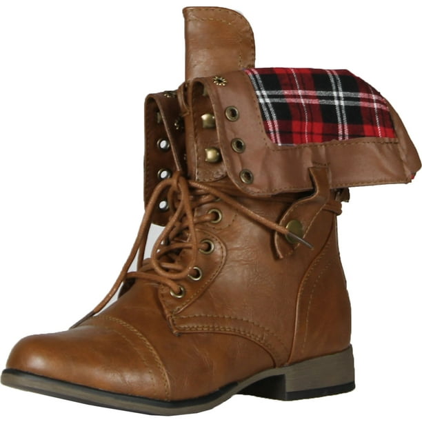 DbDk DBDK Womens Sharper1 Fold Down Fashion Boots