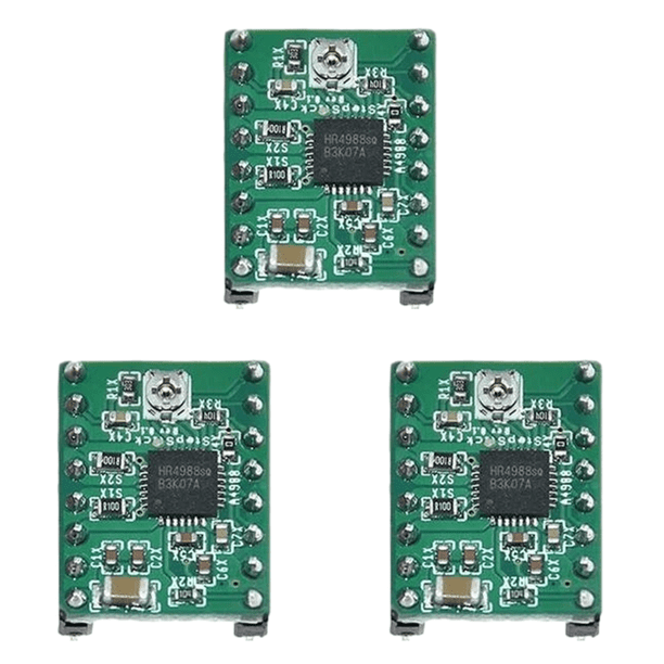 Módulo Extensión Paso A Paso A4988 Con Disipador Calor para Impresora 3D (A4988 Verde)