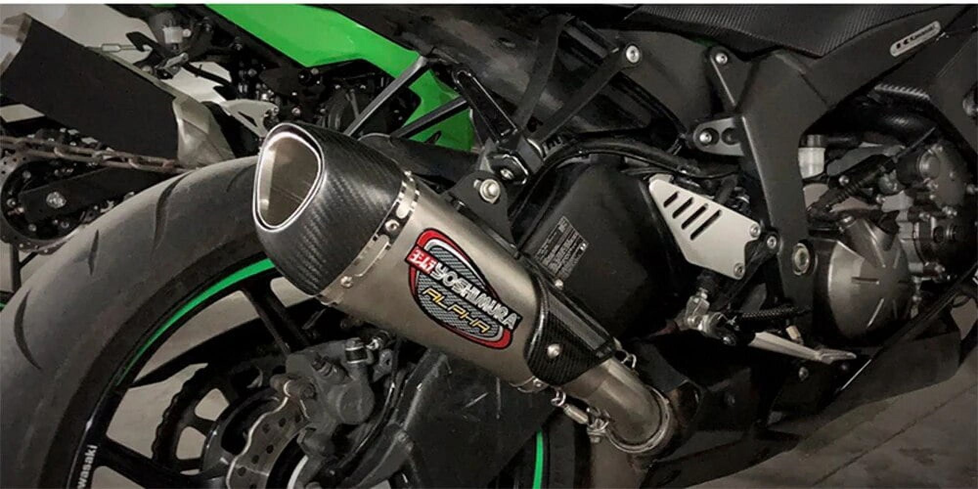 Motorcycle Exhaust YOSHIMURA Alpha Carbon DB Killer Muffler Escape Link Pipe For YAMAHA R1 R3 R6 NINJA400 656 Z900 CBR600 500