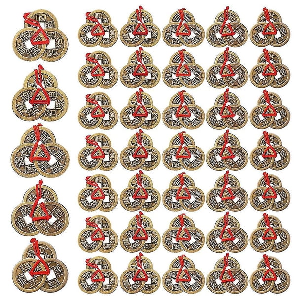 40 monedas chinas de la suerte Monedas Feng Shui Monedas I Ching