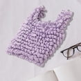 thumbnail image 4 of Bolsa elástica para compras, bolsa expandible, duradera, con asa superior, bolso portátil Violeta, 4 of 6