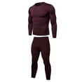 thumbnail image 1 of ITFABS Men?s Thermal Underwear, Compression Winter Layer Warm Gear Sport Set, 1 of 8