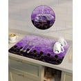 thumbnail image 2 of Marble Purple Dish Drying Mat for Kitchen Counter, Super Absorbent Quick Dry Coffee Bar Mat Pad Thin Diatomaceous Sink Mat Non Slip Dish Drainer Mat 23.5x15.5 Modern Geometric Honey Gold Black, 2 of 6