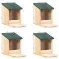 thumbnail image 1 of vidaXL Maisons d'Écureuils 4 Pcs Bois de Sapin, 1 of 7