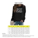 thumbnail image 5 of Sudadera de Mujer con Cuello Redondo y Manga Larga con Estampado de Letras, Jersey Informal de Moda para Mujer, Top para Viajes de Trabajo Diarios, Negro (Fuente Blanca) XXL, 5 of 5