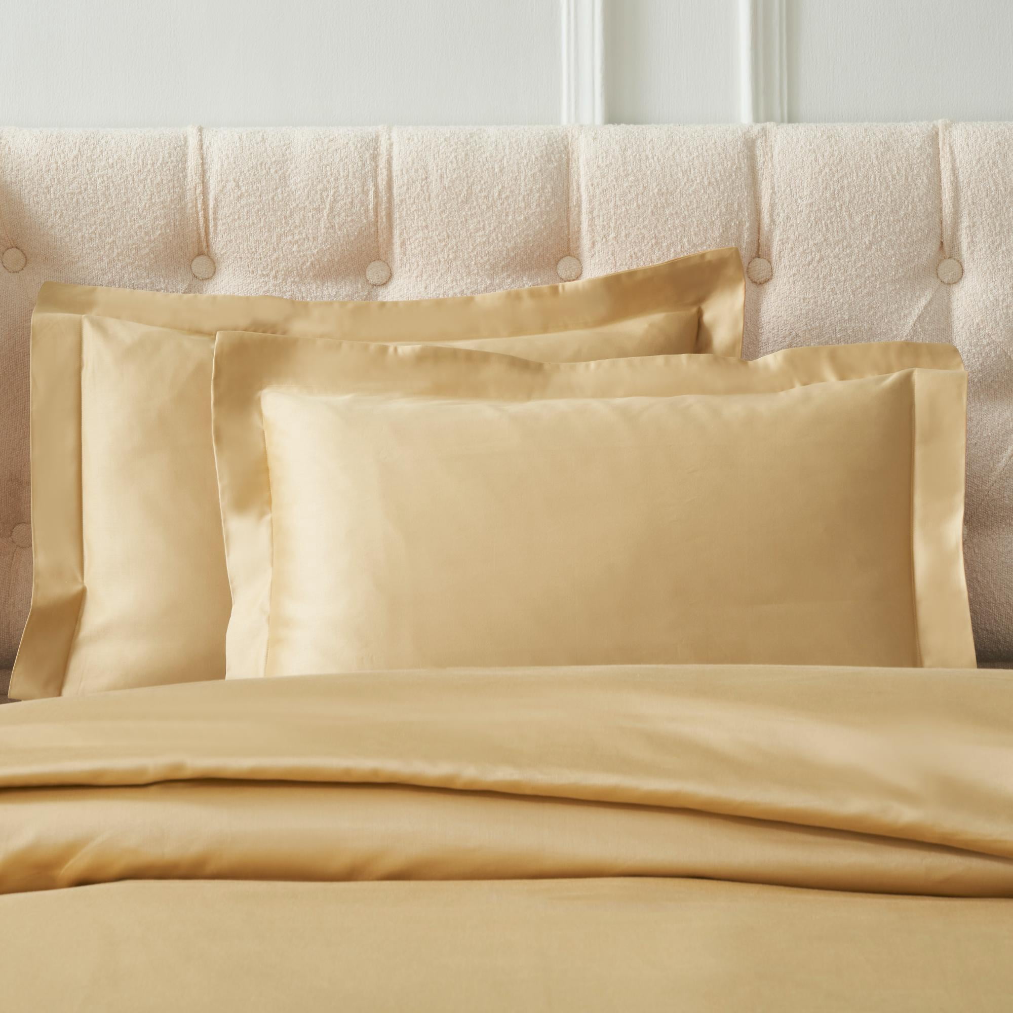 Superior Egyptian Cotton Duvet Cover Set, King/ Cal King, Gold