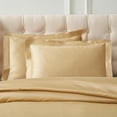 thumbnail image 3 of Superior Egyptian Cotton Duvet Cover Set, Full/ Queen, Gold, 3 of 8