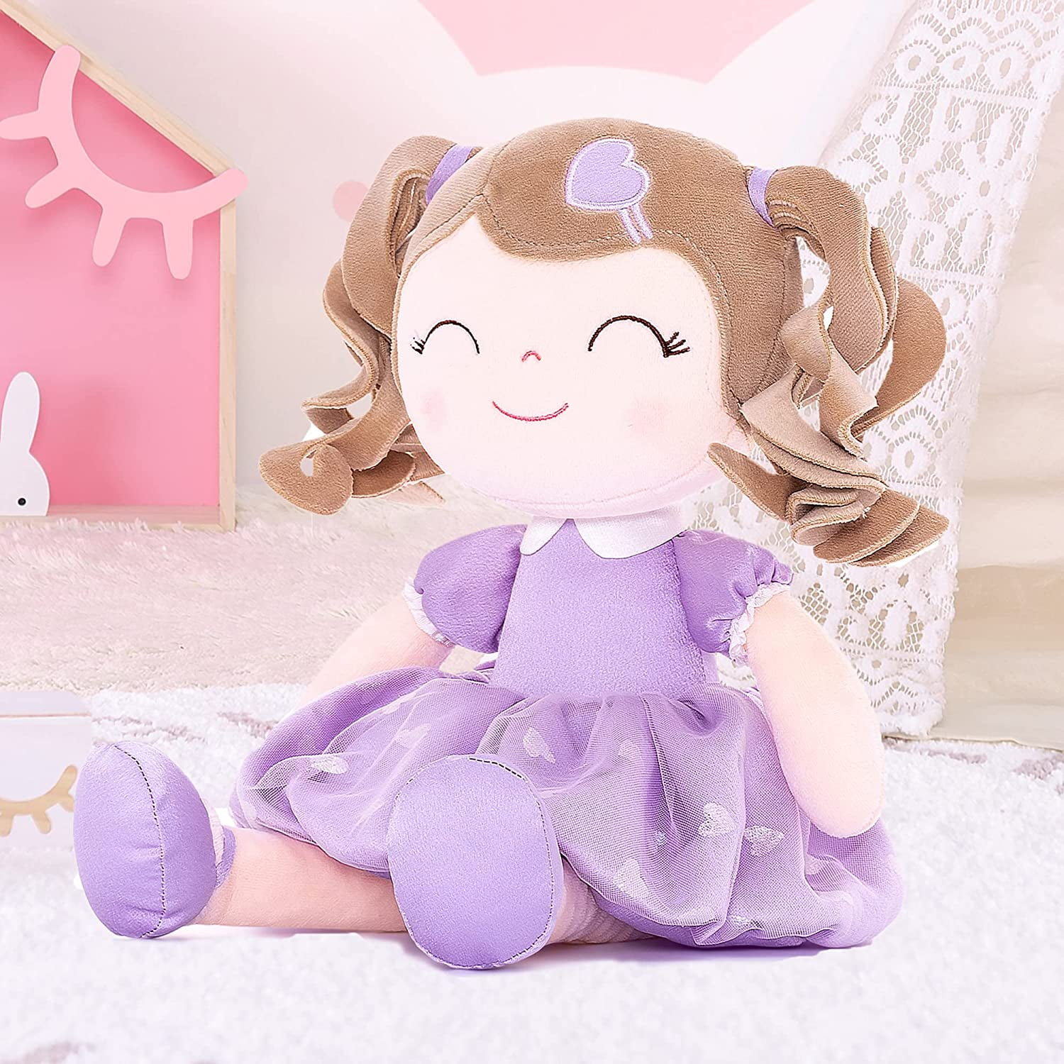 Gloveleya Poseable 0 - 36 Months Dolls, Multicolor, 16" x 7" x 3"