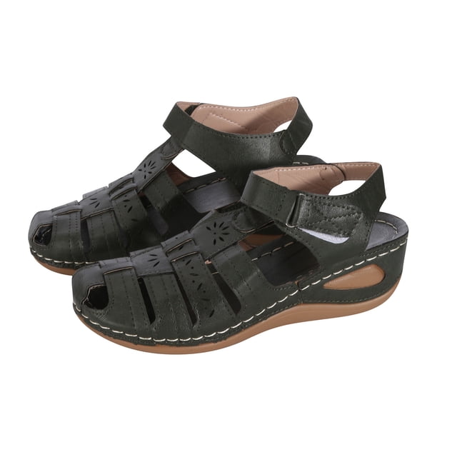 Zapatos ahuecados para mujer Sandalias cómodas Sandalias de playa cómodas e informales Wmkox8yii nm6590