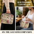 thumbnail image 5 of Yuyamidu Hummingbird Bible Cases for Woman Flowers Quilted Bible Cover Protective Bible Carrying Case Bag with Tote Handle Fashion Carrying Bible Study Supplies Accessories, 5 of 8