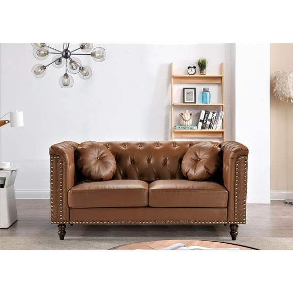 Fogg 64.17'' Rolled Arm Loveseat