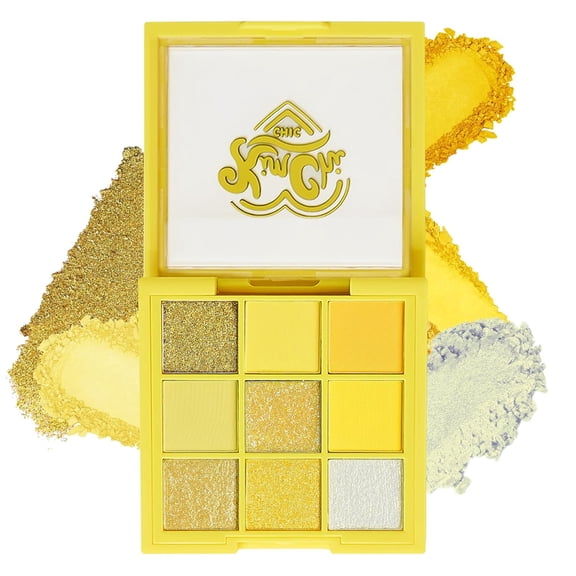 KimChi Chic Beauty Citrus Queen Eyeshadow Palette – 9 Shades – 02 Lemon