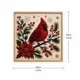 thumbnail image 2 of Christmas DIY Pearl Diamond Art Kit, Christmas Pearl Diamond Painting Craft Kit Wall Art Home Decor, Christmas Cardinal Pattern A-1pcs, 2 of 3