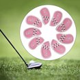 thumbnail image 4 of 9 piezas Headcover 4-9, P, a Protection Se adapta a todas las marcas con estuche de de números para cabeza de Rosado Soledad Cubiertas de hierro de golf, 4 of 8
