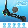 thumbnail image 5 of SISIGAD 5.3" Electric Scooter for Kids Ages 6-12, 80W Kids Kick Scooter with LED Light-up Wheel and 3 Adjustment Levels Handlebar, Black, 5 of 7