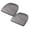 2Pack Dark Gray, variant on 2Pack Indoor Chair Cushions For Dining Chairs Soft And Comfortable Textured Foam Kitchen Chair Pads With Ties And Non Backing Cushion Home Decor