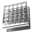 thumbnail image 4 of Shisuyan Stainless Steel Test Tube Rack Metal Test Tube Holder Z Shaped Test Tube Stand for Laboratory, 4 of 9
