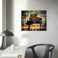thumbnail image 3 of COMIO Music Canvas Wall Art Vintage&nbsp;Piano, 3 of 4