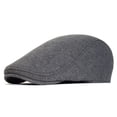 thumbnail image 1 of Boina de hombre con visera, gorra cálida de invierno, 1 of 5