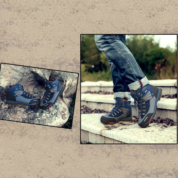 Zapatos de Senderismo Zapatos de Montañismo Antideslizantes para Hombres Fitness Casual (Azul 43) Wdftyju Tenis De Mujer Tenis De Hombre