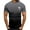 Black, variant on PMUYBHF Mens White Dress Shirt Big and Tall Coconut Tree Gradient T Shirt Men's Solid Color Short Sleeve Print T Shirt Top Mens Sleep Shirts Linen Shirts for Men No Collar