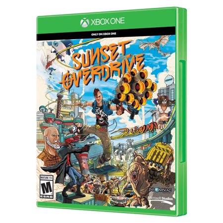 Sunset Overdrive, Microsoft, Xbox One, (Best Xbox 1 Games For 10 Year Olds)