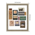 thumbnail image 5 of Kate and Laurel Framed Wall Art Print Capricorn Matchbooks 14x18 FC by Megan Ryan, 16 x 20, Castellan Silver Frame, Whimsical, Typography Art for Wall Decor, 5 of 8