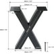 thumbnail image 4 of 2 Set Metal Table Legs DIY for Dining Table 16 INCH, 4 of 5