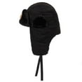 thumbnail image 2 of Russian Ushanka Badge Bomber Hat Pilot Hat Winter Hat with Earflaps Winter Warm Hat, 2 of 7