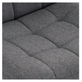 thumbnail image 5 of YOSITiuu Wide Armless Desk Chair No Wheels, Back Criss Cross Chair for Office, Modern Swivel Cross Legged Chair, Height Adjustable Wide Seat Home Office Task Chairs (Dark Gray), 5 of 9