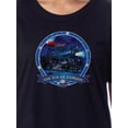 thumbnail image 2 of Polar Express Womens' Train Movie Film Nightgown Sleep Pajama Shirt, 2 of 5