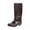 F, variant on Women's Hight Top Rain Shoes Fashionable Adult Ladies Booties with V𝗂ntage F𝗅oral Printed S𝗅ip On Wate𝗋proof Rainboot for Daily Chores Work