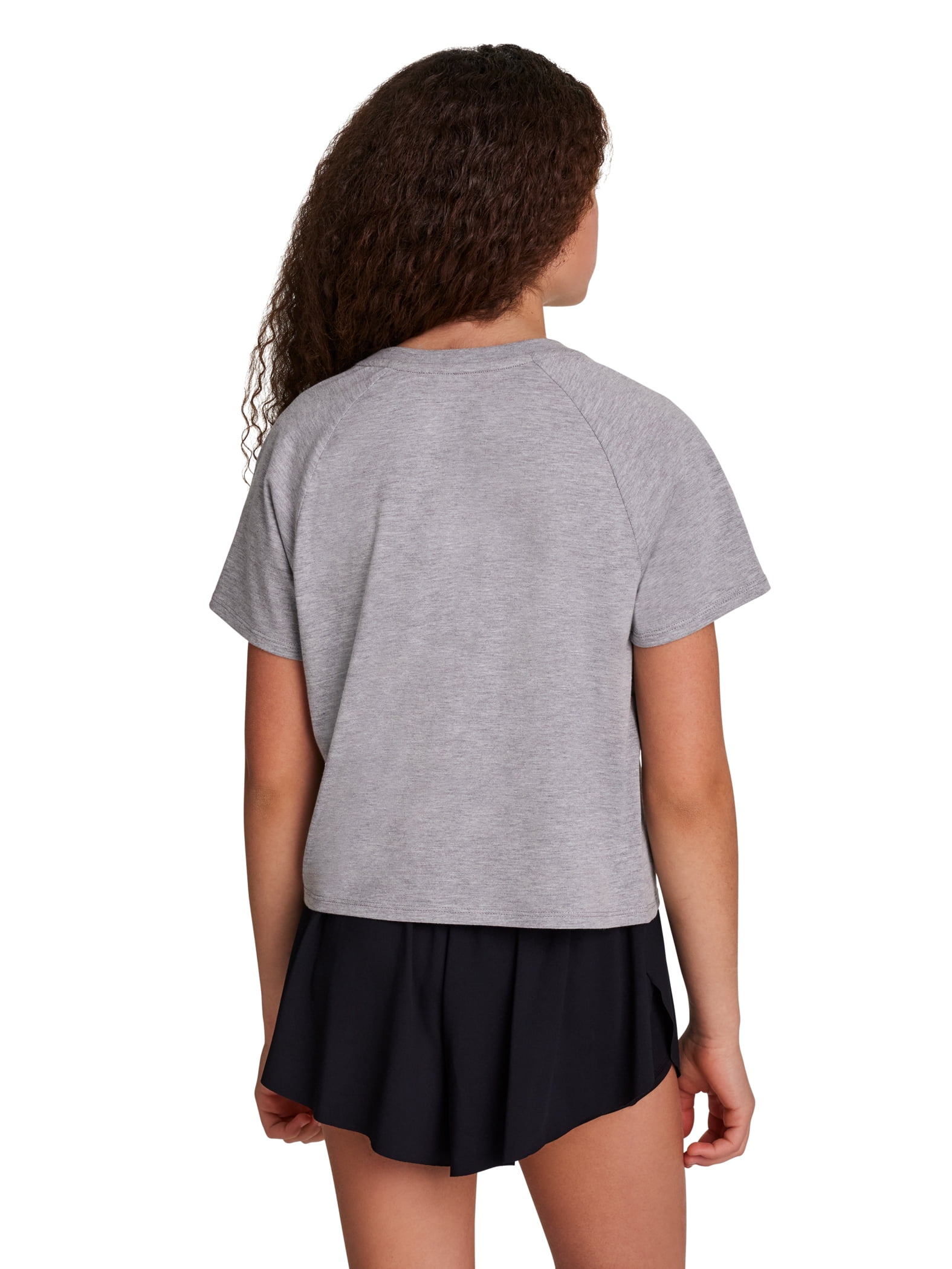 Reebok Girl's Athletic T-Shirt & Flutter Short, 2-Piece Set, Sizes 4-18