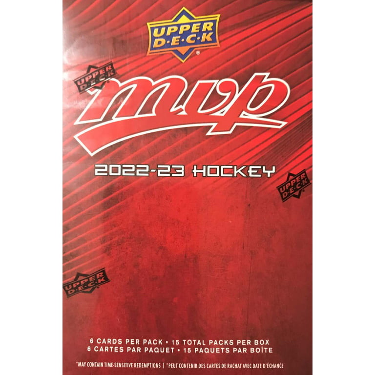 2022 2023 Upper Deck MVP Hockey Series Unopened Blaster Box of 15 Packs  with Chance for Rookies Plus #1 Draft Picks Cards and Blaster Exclusive  Gold
