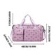 thumbnail image 5 of Fiudx Bolso de Mano con Estampado de Fresa, Bolso de Mano de Gran Capacidad con Compartimento para Zapatos y Separación Entre Ropa y Artículos Húmedos y Secos, Bolso Ligero de Pana para Fin de Semana, 5 of 6