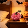 thumbnail image 4 of LEFXSMR Pumpkin Shaped Pillow Decorative Round Velvet Floor Cushion Pumpkin Throw Pillows Fall Home Decor for Thanksgiving Sofa Couch Bed Chair, 4 of 7
