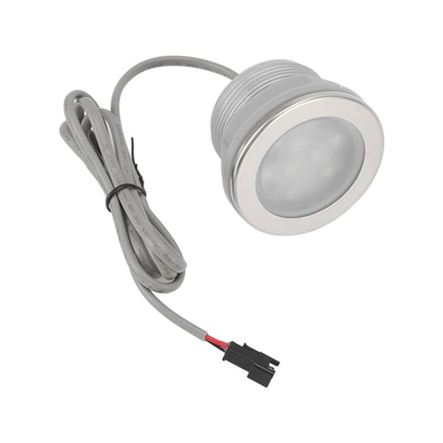 Underwater LED Bath Light Stainless Steel Colorful Frosted Surface Submersible LED Pool Lights for Bathtubs Fish Ponds