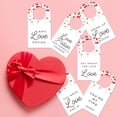 thumbnail image 7 of BQBQERT 6pcs Valentine’s Day Hanging Paper Labels Stylish Wine Bottle Hanger Insert Decoration Champagne Bottle Accessories, 7 of 7
