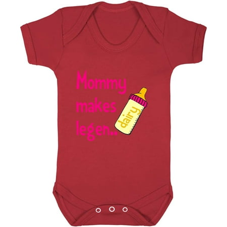 

Mommy Makes Legen Cotton Baby Bodysuit One Piece Red Newborn