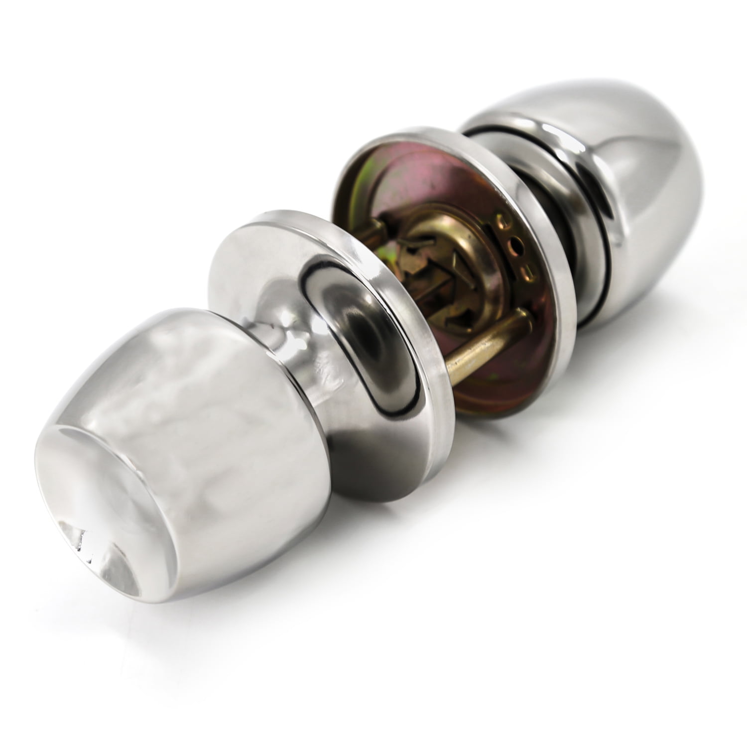 Versa Door Knob Chrome Passage Door Handle 10 Pack by Villar Home Designs