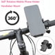 thumbnail image 5 of Kenally Soporte para teléfono para bicicletas Soporte para teléfono móvil para bicicleta a prueba de golpes de 360 ​​​​grados Type2, 5 of 6
