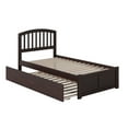 thumbnail image 2 of Richmond Platform Bed with Flat Panel Foot Board and Twin Size Urban Trundle Bed in, Multiple Colors and Sizes, 2 of 8