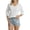 White, variant on QUALFORT Women's 100% Cotton V-Neck Cable Knit Sweater, Lightweight Long Sleeve Pullover Sweater for Women, Off-White L