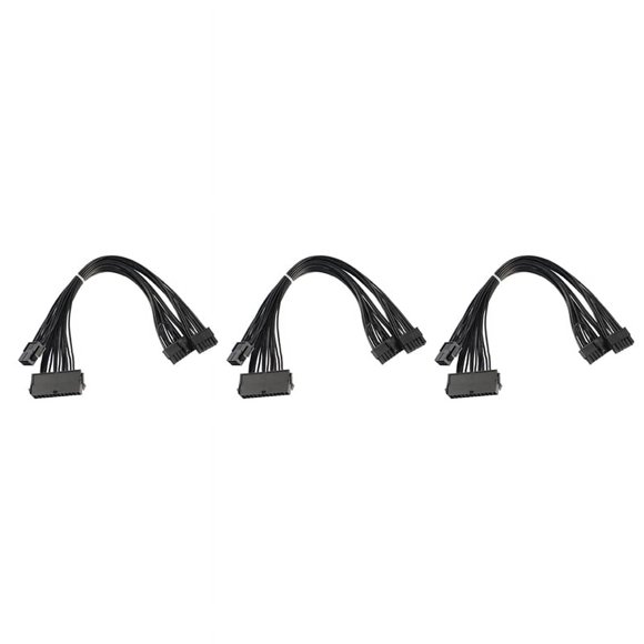 3X ATX 24Pin to 18Pin Adapter Converter Power Cable and 8Pin to 12Pin ATX Adapter Power Cable for Z440 Z640