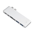 thumbnail image 2 of Concentrador USB C 6 en 1 Nikou Lector de tarjetas USB C a HD Divisor USB tipo C para computadora, 2 of 15