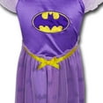thumbnail image 3 of Justice League Big Girls' Batgirl Dressy Gown, Purple, Small, 3 of 4
