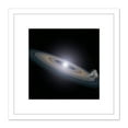 thumbnail image 1 of Space NASA Hubble Dead Stars Planet Debris Illustration 8X8 Inch Square Wooden Framed Wall Art Print Picture with Mount, 1 of 4