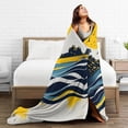 thumbnail image 5 of ZICANCN Sea Vista Ocean Anti-Pilling Flannel Bed Throw Blankets - Couch-Ultra-Soft Micro Fleece Sofa Bed Camping Travel Blanket for Adults 40"x30", 5 of 8