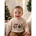 thumbnail image 6 of RUINIXCW Toddler Baby Boy Girl Christmas Ugly Sweater Outfit Kids Fall Winter Sweaters Goose Embroidery Knitwear Jumper Pullover Tops Xmas Clothes, 6 of 10